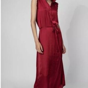 Zadig & Voltaire Burgundy Maxi Dress
